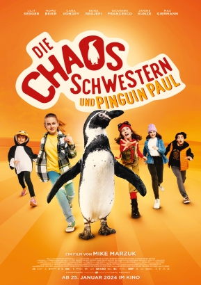 Filmplakat: Die Chaosschwestern und Pinguin Paul
