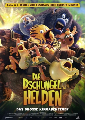 Filmplakat: Die Dschungelhelden - Das große Kinoabenteuer