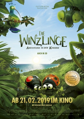 Filmplakat: Die Winzlinge - Abenteuer in der Karibik